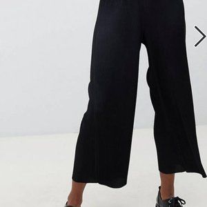 ASOS Tall Plisse Culotte Pants (size 16)
